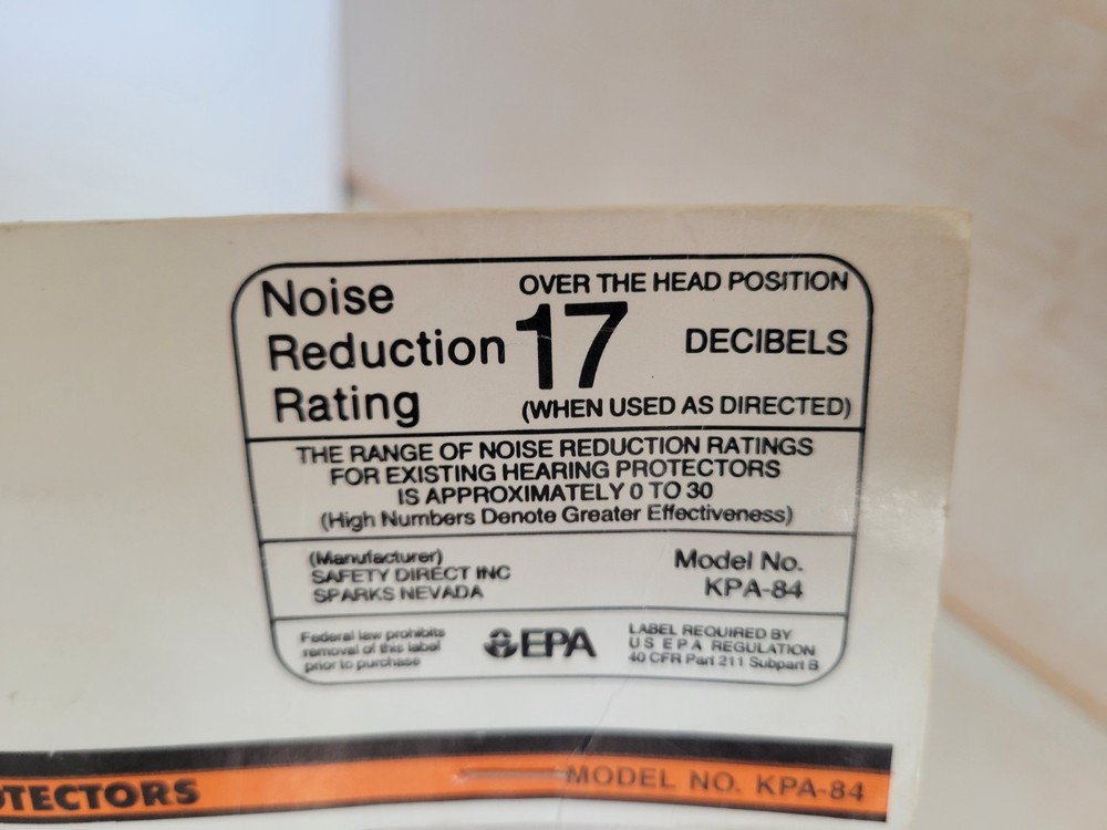 Silencio Headset Hearing Protector Earmuff - KPA-84 ** New in package **