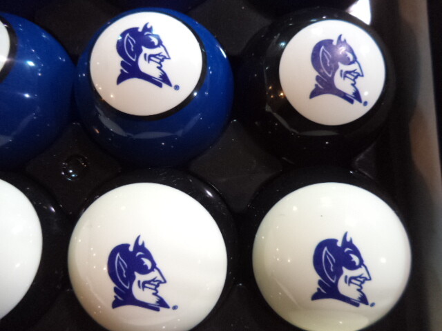 Duke Blue Devils Billiard Ball Set