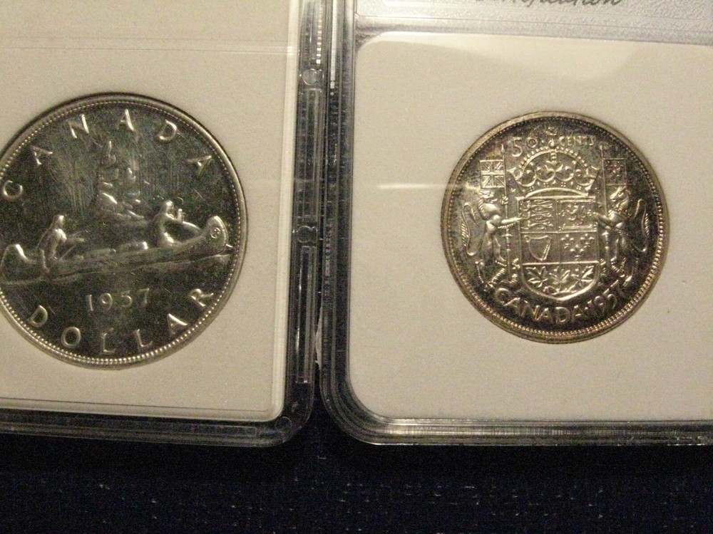 1957 Canada coin set