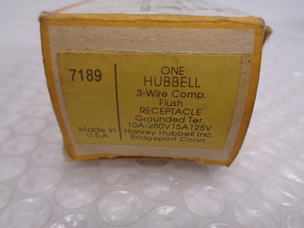 HUBBELL 7189 RECEPTACLE NSMP