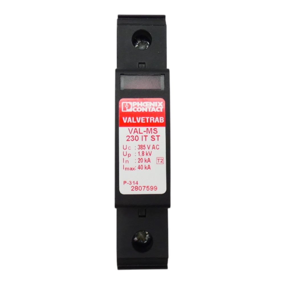 Phoenix Contact VAL-MS 230 IT ST + VAL-MS BE Surge Protector -Unused-