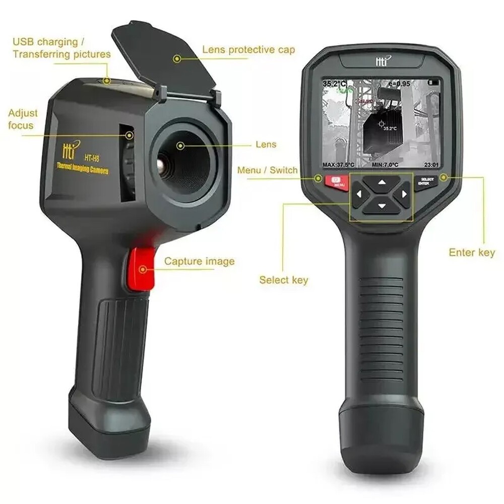 HT-A10 Handheld Thermal Imaging Camera, Infrared Imaging Camera Heating Detects5
