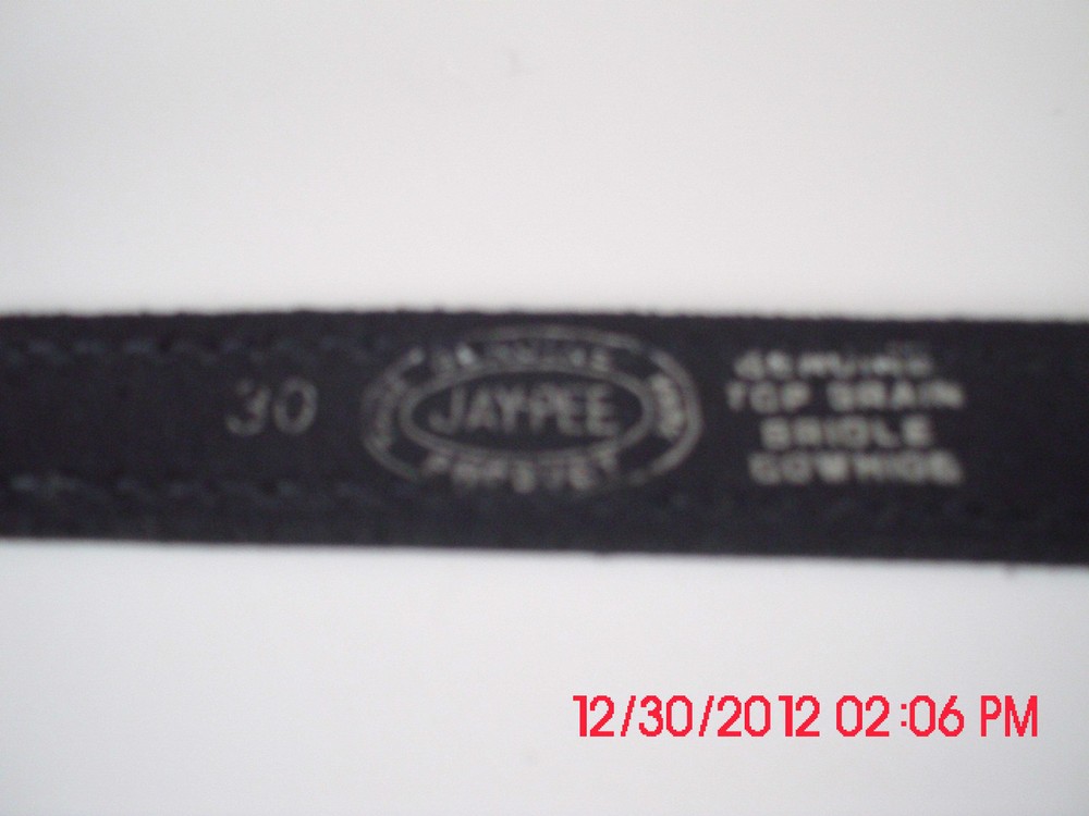 Jay-Pee Leather Belt (Size 30)