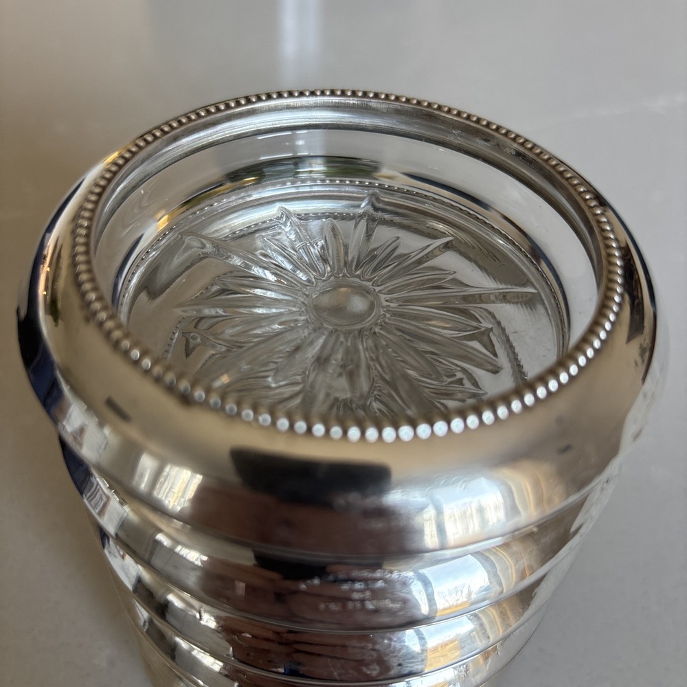 Frank M Whiting Sterling Silver Coasters Set of 6