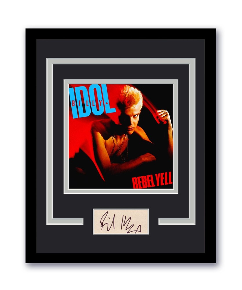 Billy Idol Autographed Signed 11x14 Framed Photo ACOA