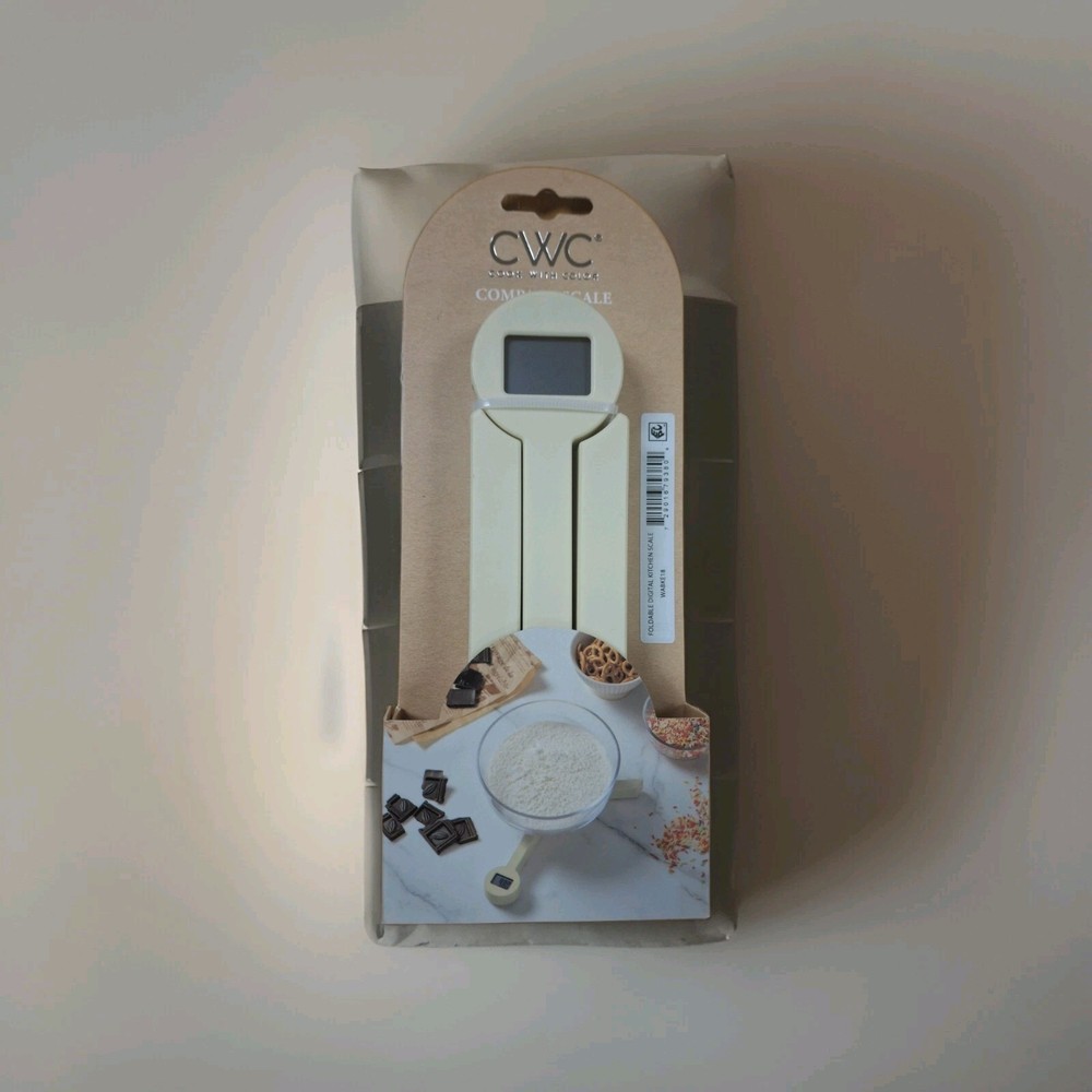 Cook With Color Foldable Digital Kitchen Scale Essential Tool Precision Weighing