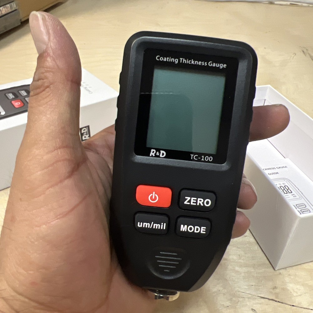 Coating Thickness Gauge TC-100 With Zero Calibration Function LCD Display Good