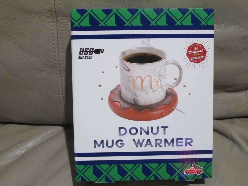 New with Box - Donut Mug Warmer USB Enabled by Samsonico