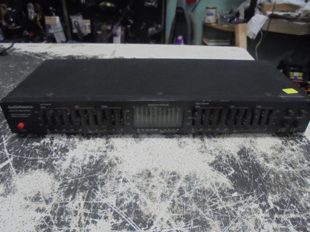 AudioSource Model EQ Eight/Series II Stereo Graphic Equalizer READ/SEE PICS