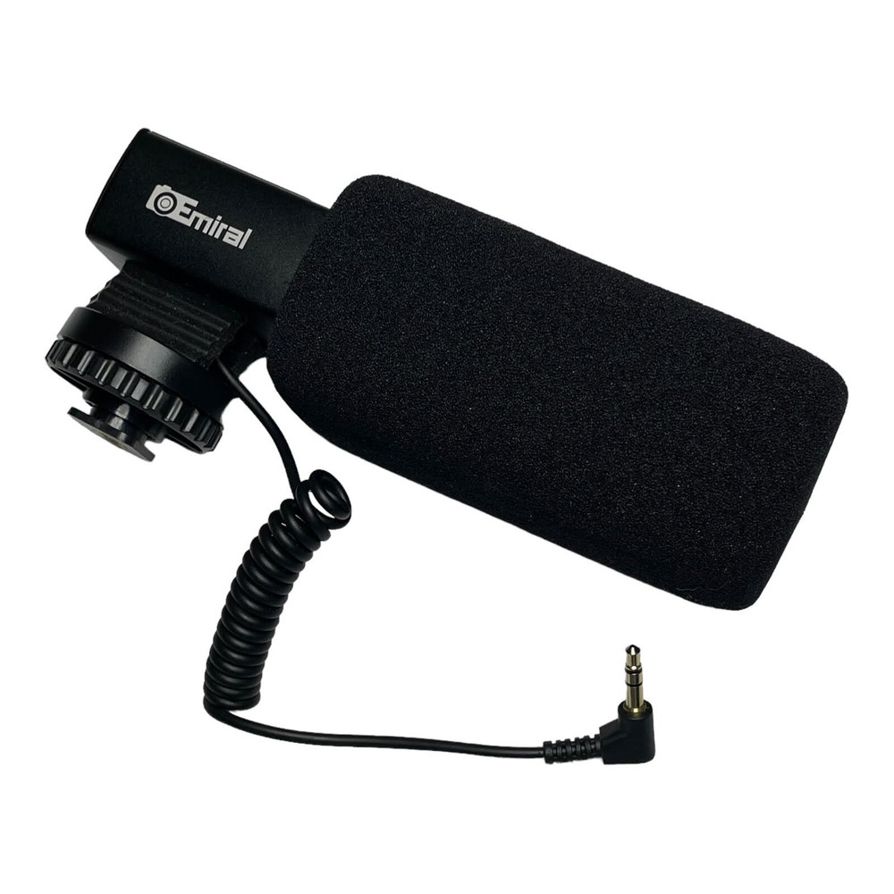 Camera Microphone, Emiral Video Microphone for DSLR Interview with +20db