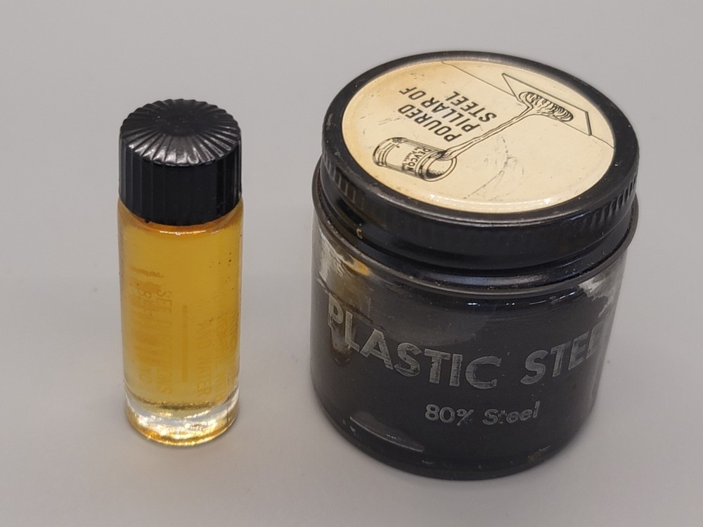 Vintage Devcon Plastic Steel Putty with Original Box