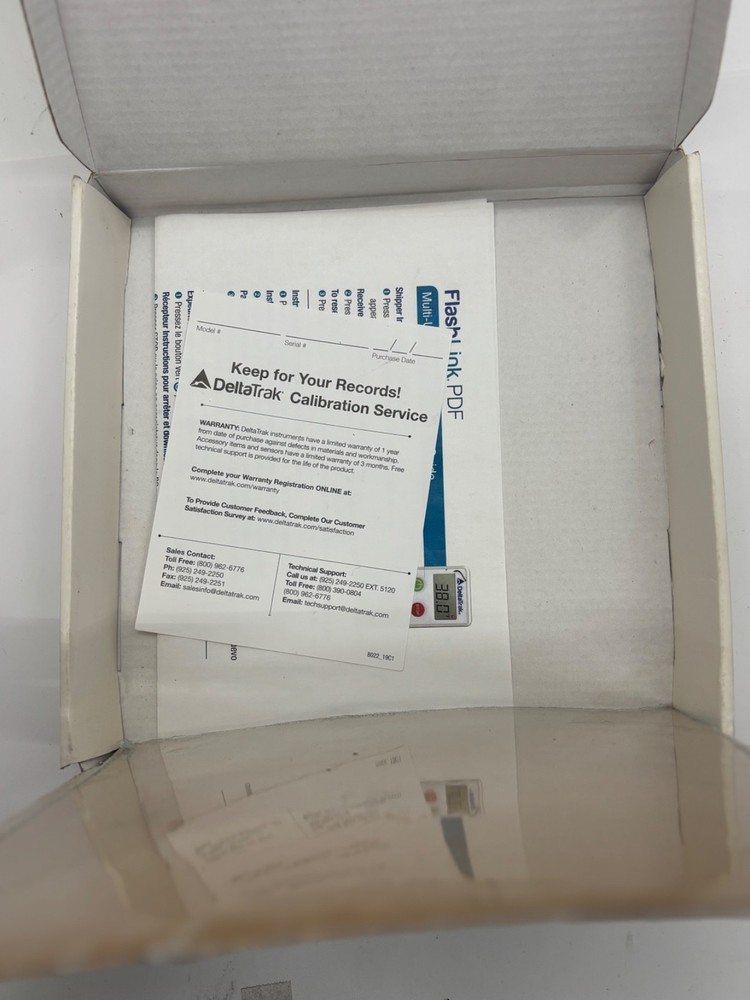 DeltaTrak FlashLink PDF Data Logger -C | Model 40203 Multi-Use Temperature REC