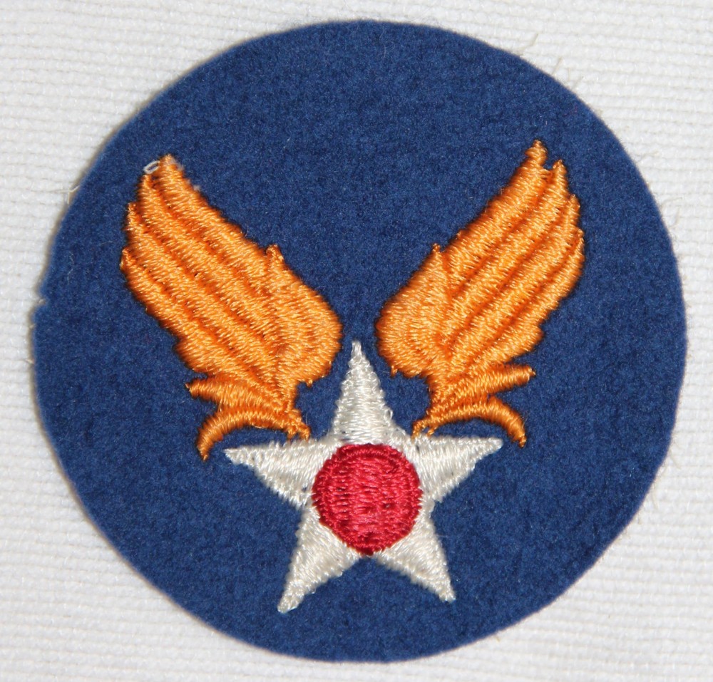 ORIGINAL WWII AAF WOOL FELT HEADQUARTERS PATCH