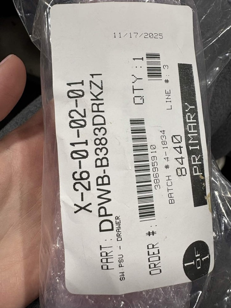 DPWB-B383DRKZ1 SHARP POWER CONTROL BOARD