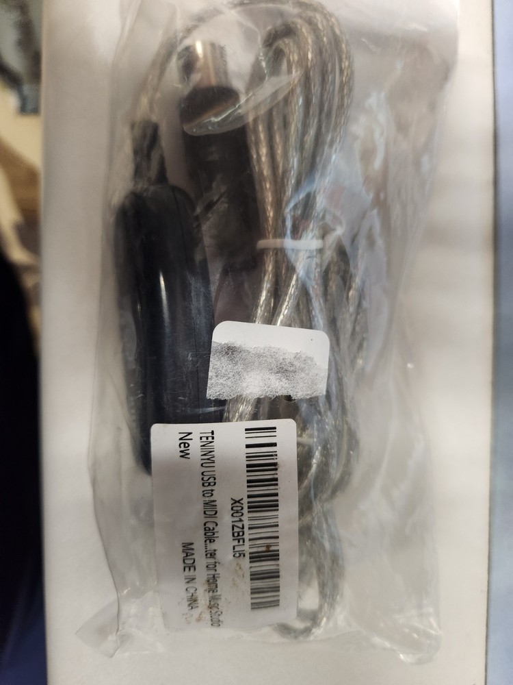 USB to MIDI Cable Interface Adapter 16 Channels PC Mac Keyboard Synth Controller