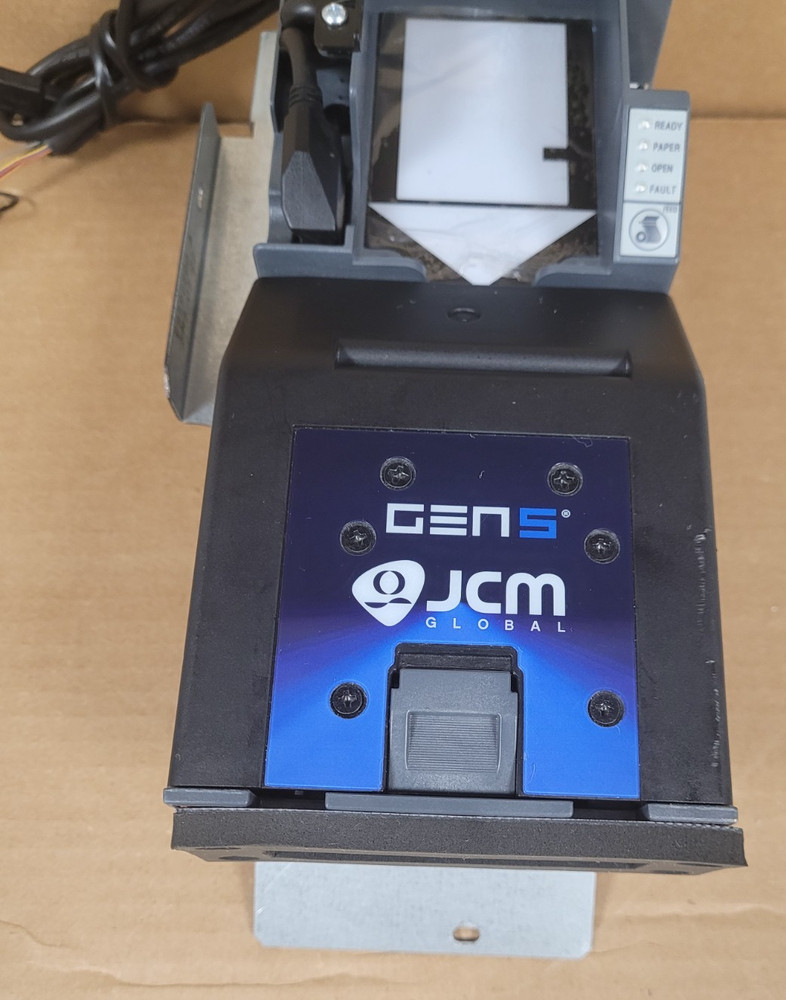 JCM Gen 5 Ticket Printer W/CABLES (UNTESTED)