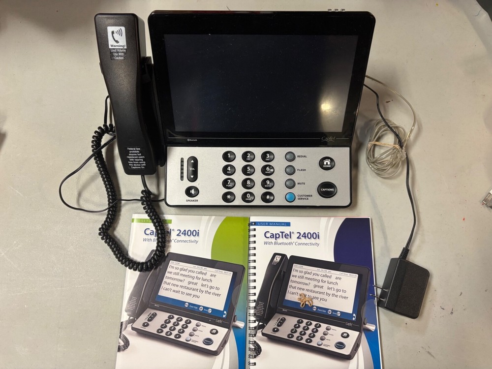 CapTel  2400i  Bluetooth/WiFi Touch Screen Caption Telephone