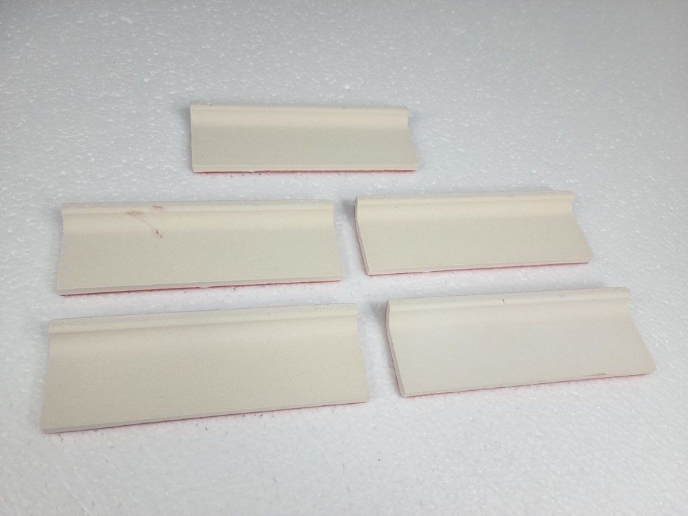 Candy Apple Red Ceramic Tile Mud Cap Subway Trim Mudcap Mid Century Modern
