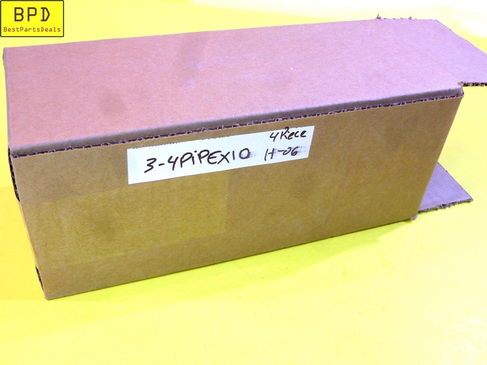 4x Threaded Pipe Nipples 10" x 3/4" NPT