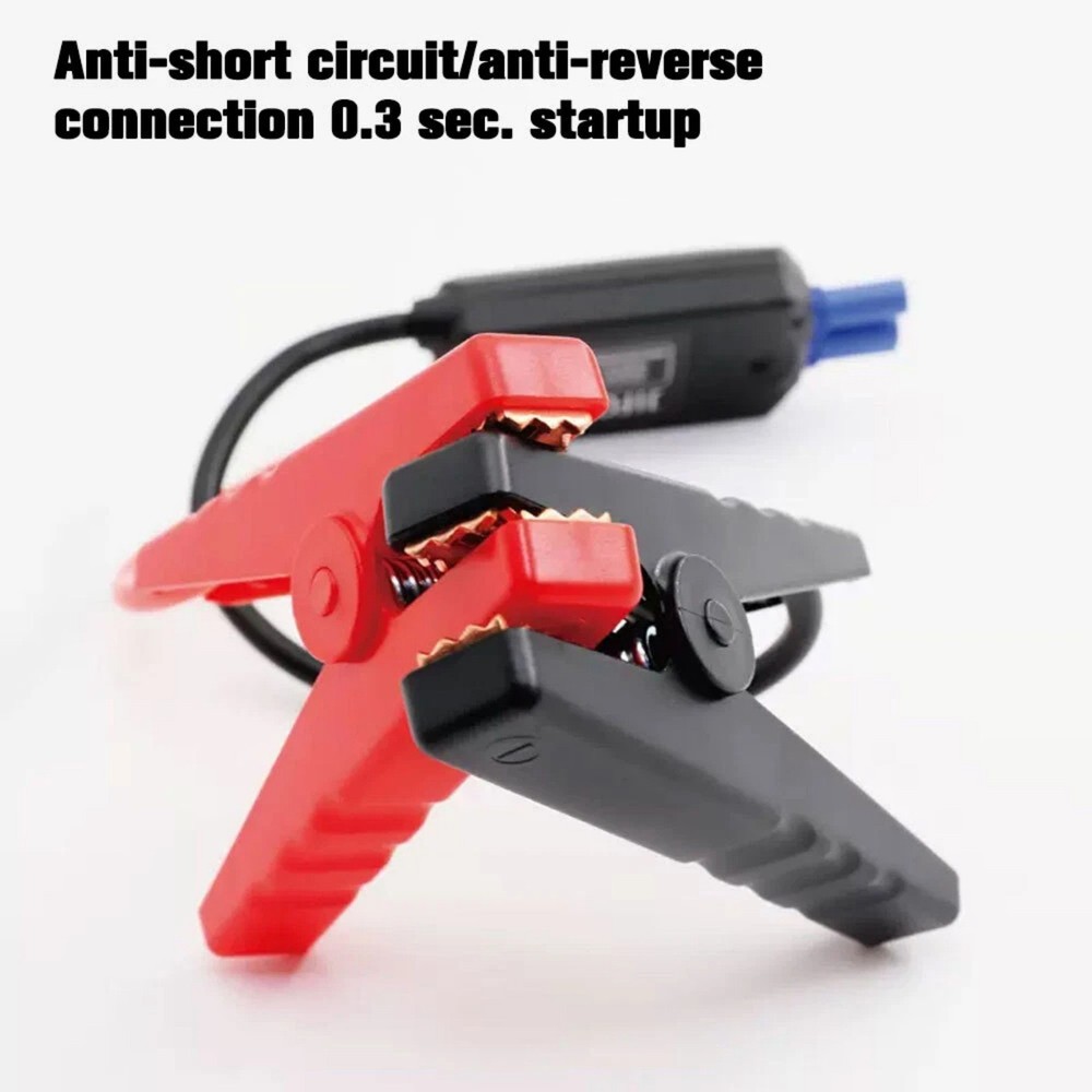 Multi-Functional Smart Battery Clamp with LED Indicators for Jump Starter Packs