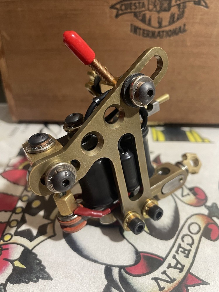 Handmade Brass Tattoo Machine