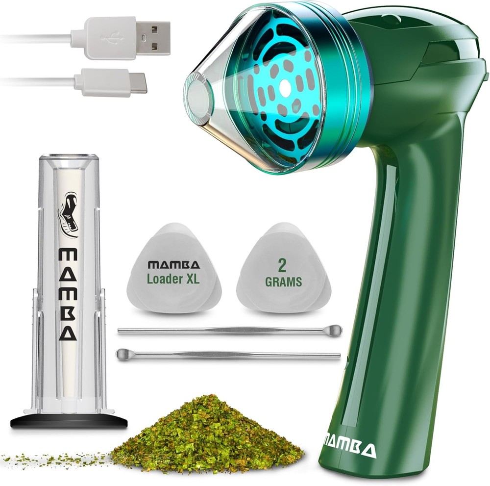 Loader XL 2g Black USB Electric Herb Grinder
