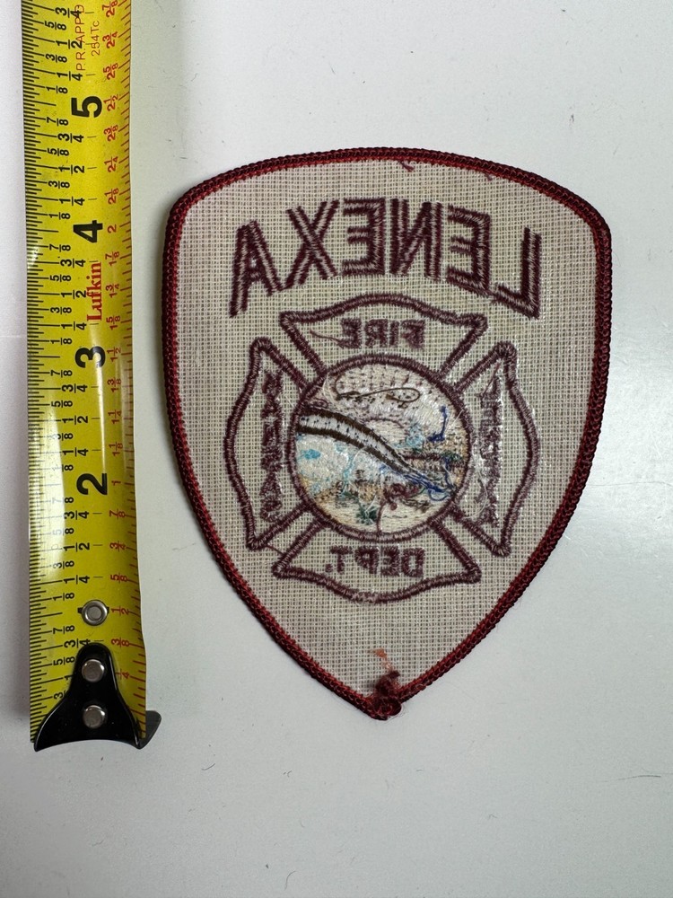 Lenexa Fire Kansas KS Patch D4