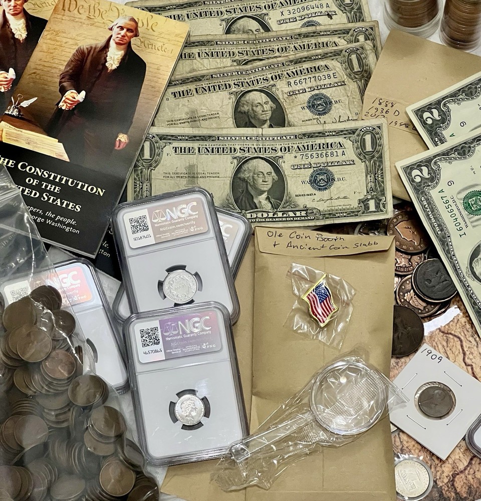 🔥 ESTATE FIND – Silver Chase - 4.99 PULL TABLE - RANDOM COIN MIX