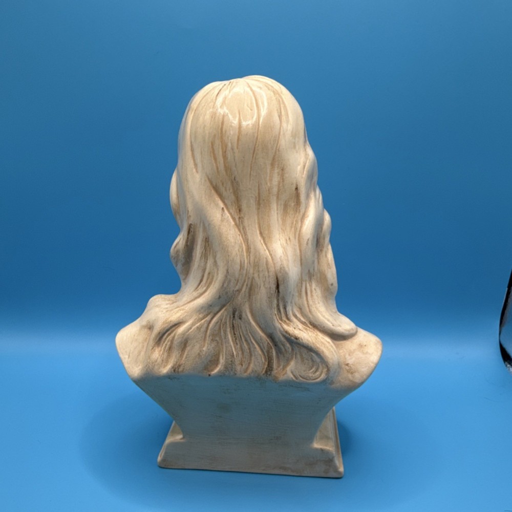 Serene Vintage Jesus Christ Bust