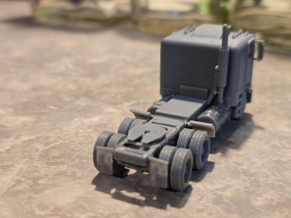 Ho Scale Freightliner Fla Sleeper Undecorated Kit 3d Printed