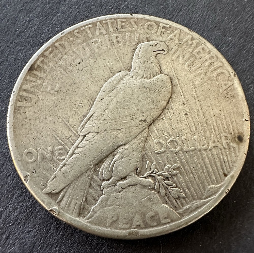 1926 S PEACE SILVER DOLLAR $1 COIN