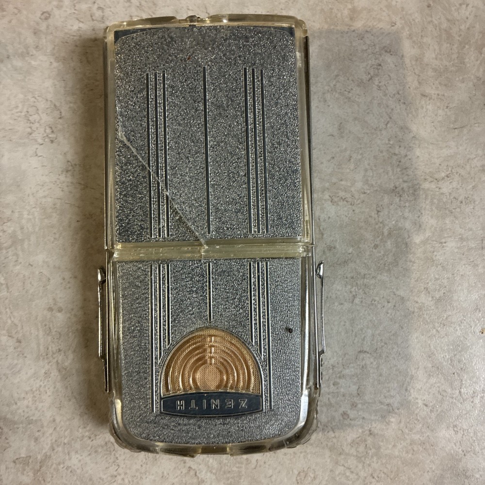 Vintage Zenith Hearing Aid Case - Untested