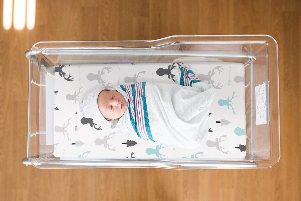 Stretch Ultra Soft Fitted Bassinet Sheet Set 2 Pack Universal Cradle Sheet Se...