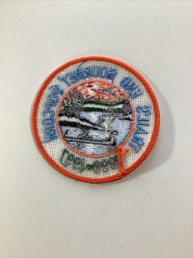 Trail’s End Popcorn Patch Vintage 1996 Canoe Sundown Deer