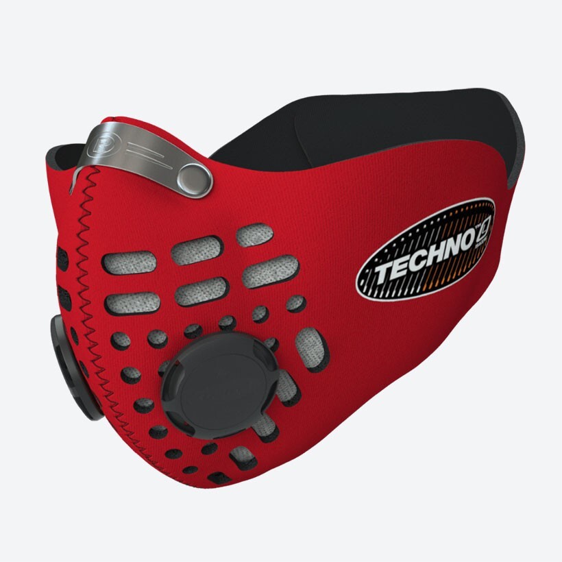Respro Techno Anti-Pollution Mask Red Large