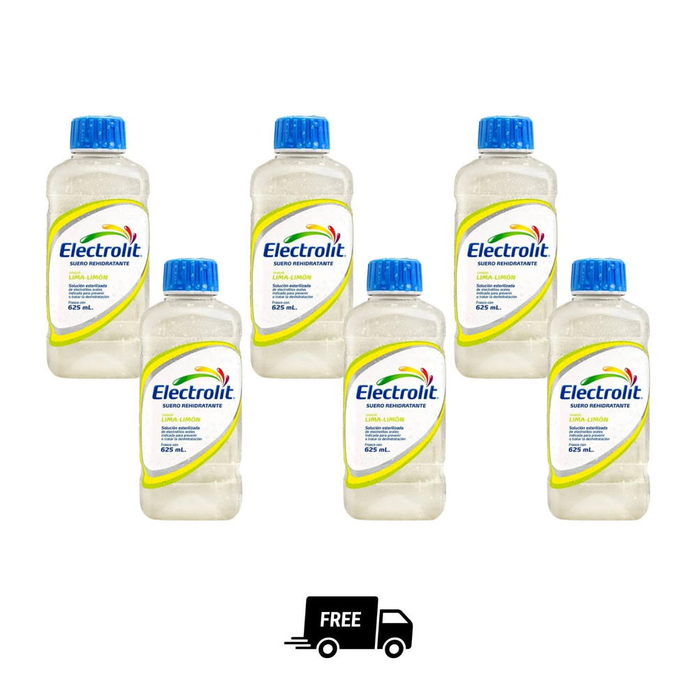 6-Pack Electrolit Lima-Lemon Electrolyte Drink 625ml