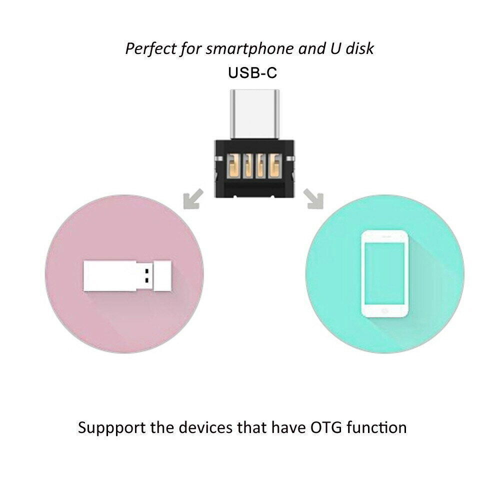 CY USB 3.0 to Micro SD SDXC TF Card Reader with Micro Type-C USB-C OTG Adapter