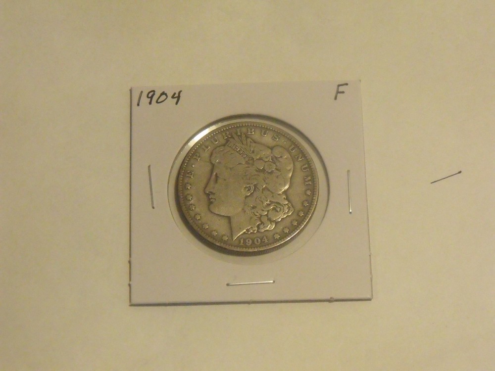 Silver 1904  Morgan Dollar     Nice Fine condition