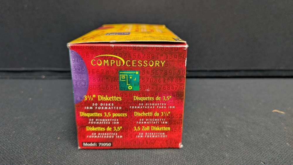Compucessory 3.5 Diskettes IBM formatted 43 Count With Labels