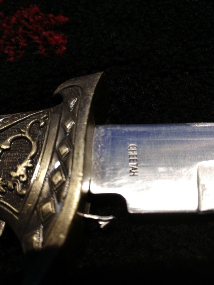 CHEETHA STAINLESS KNIFE DECORATIVE