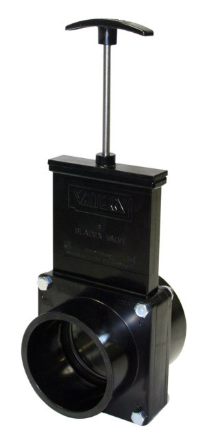 Valterra 3" Dump Valve T40 RV Drain Sewer Waste Valve Assembly 3" Hub 3" Spigot