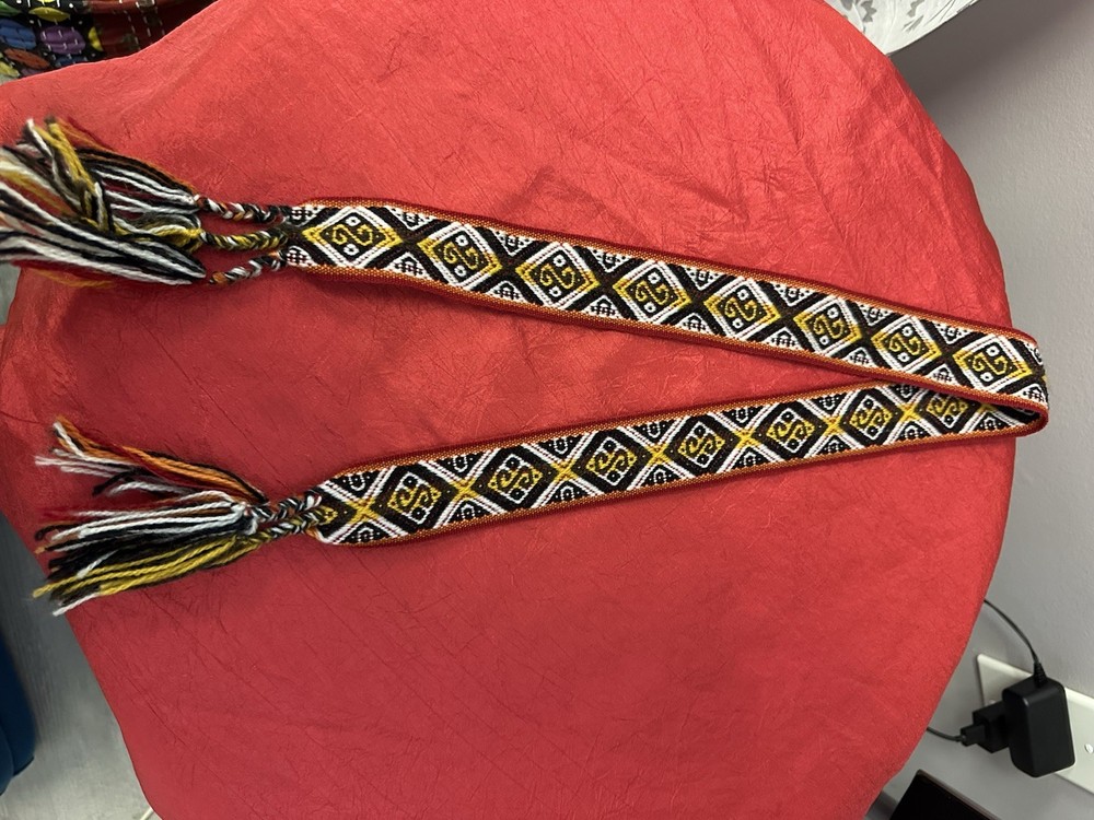 Authentic Peruvian Andean Hat Belt