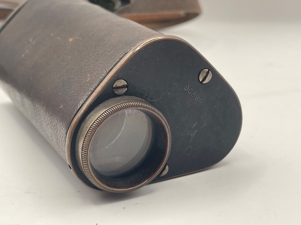 Monocular Goetz Berlin Leather clad WW1 12X