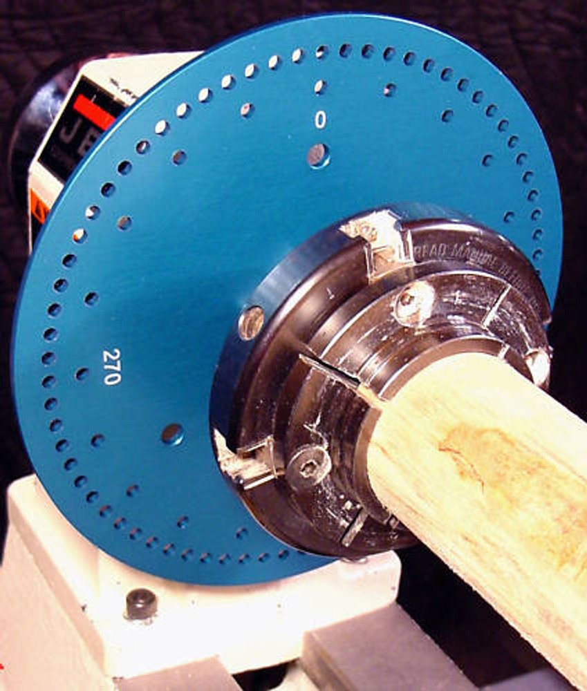 JET mini lathe woodturning indexing system!