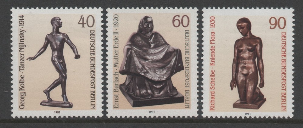 Berlin 1981 Sculptures set of 3 MUH
