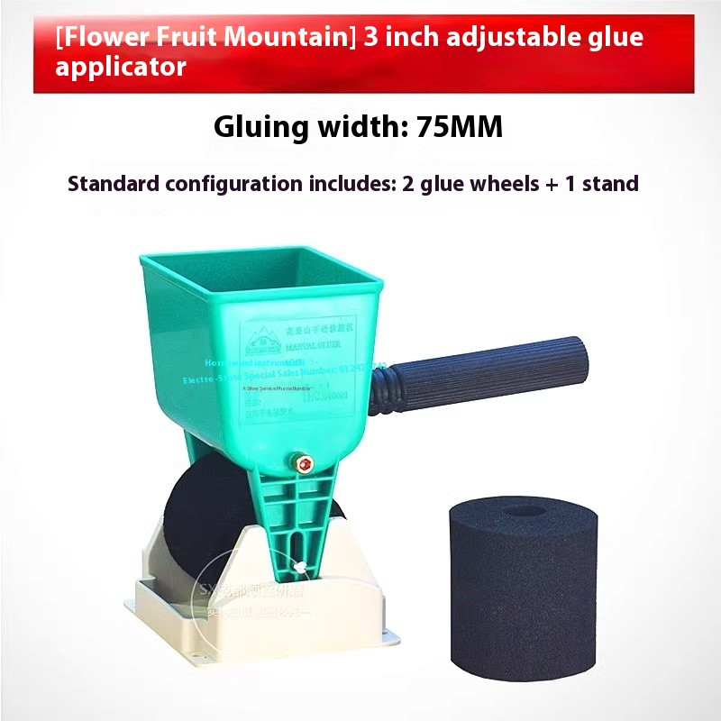 Gluing Machine Glue Rolling Machine Woodworking Roller Brushing Machine