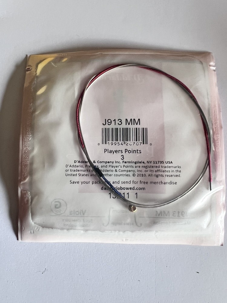 NEW D'Addario Prelude Viola Single G String, Medium Scale, Medium Tension