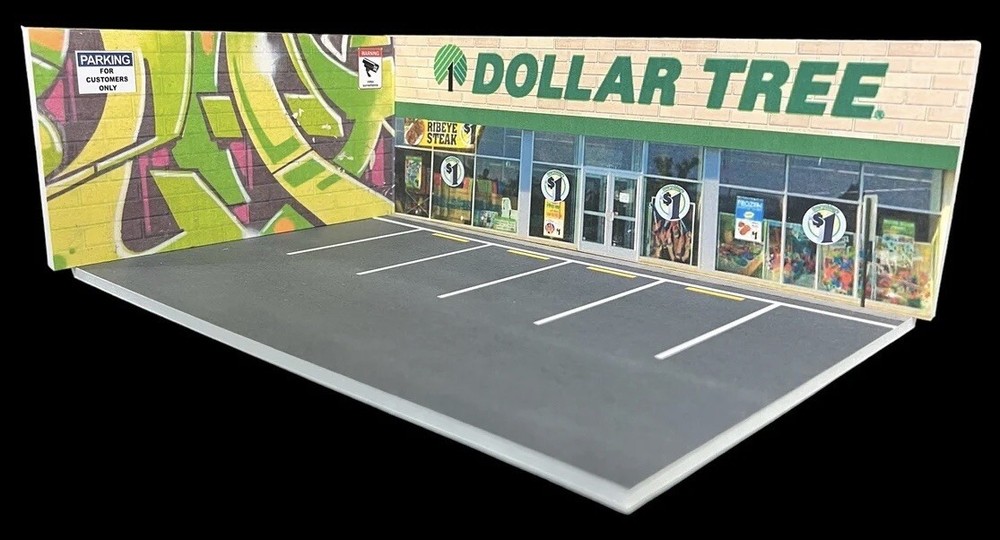 Diorama 1/64 Scale Dollar Tree