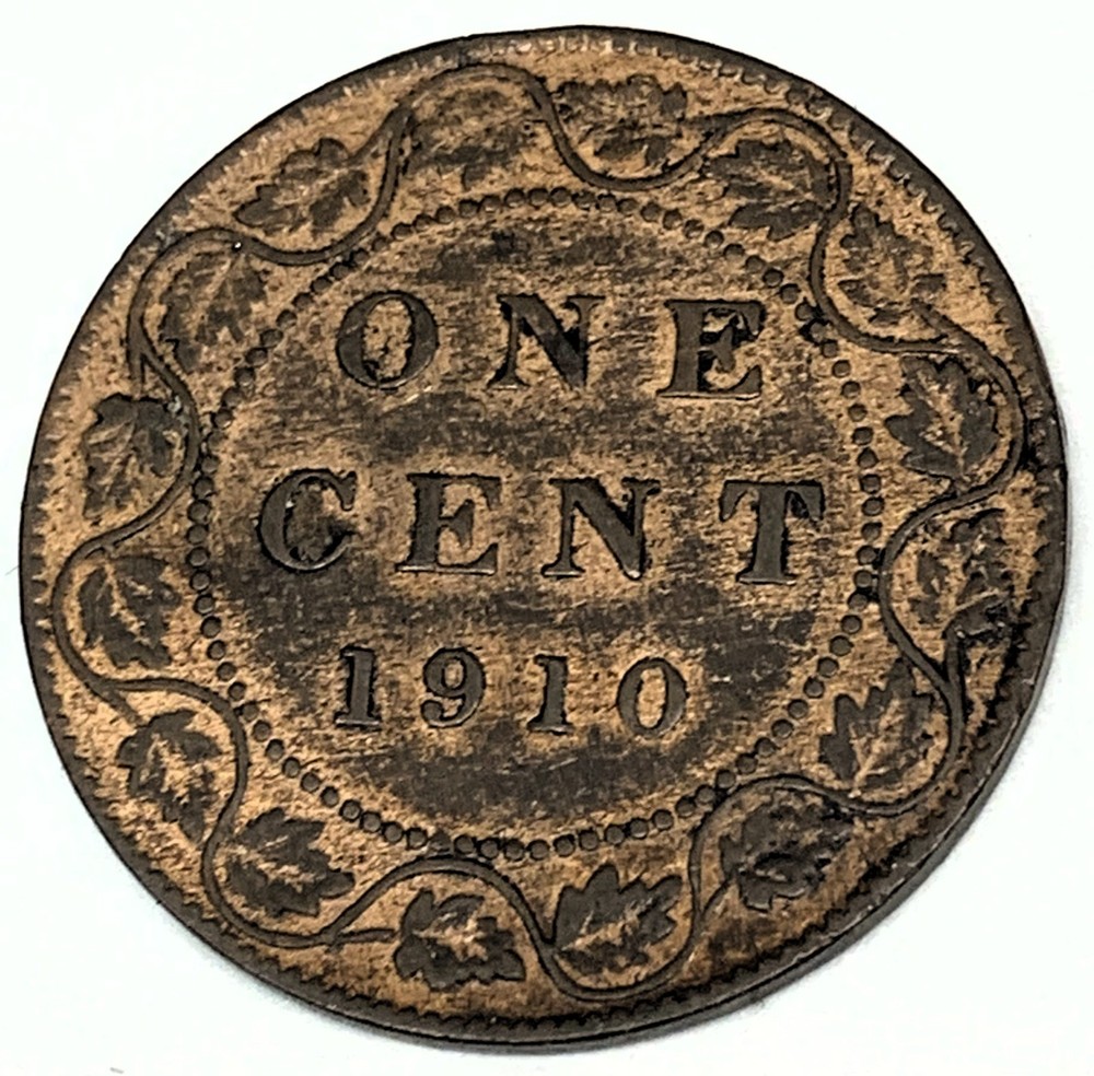 # C9040   CANADA   COIN,     LARGE CENT   1910