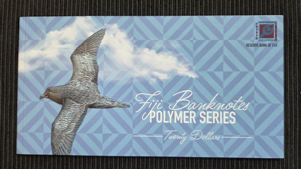 FIJI $20 Dollars 2026 First Prefix AA UNC Polymer Banknote Folder